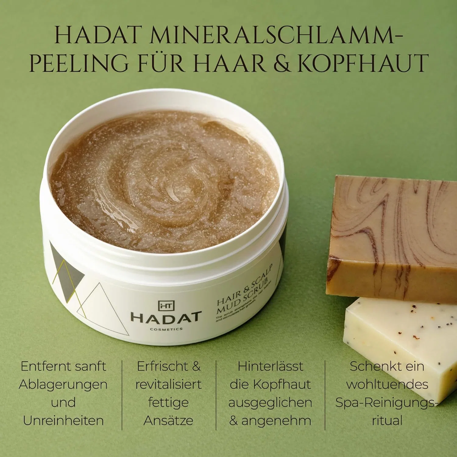 Грязевой скраб для кожи головы HADAT Hair and Scalp Mud Scrub Hadat Cosmetics — фото 2
