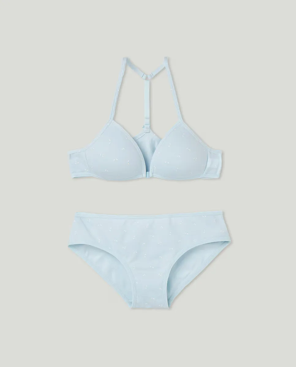 

Комплект нижнего белья для девочки Cotton Juice, цвет 410 Azul Claro