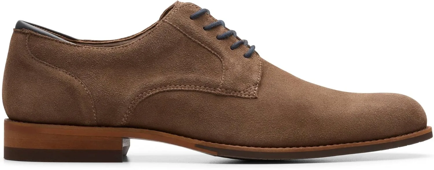 Мужские свадебные кроссовки на шнуровке Clarks Craftarlo, коричневый