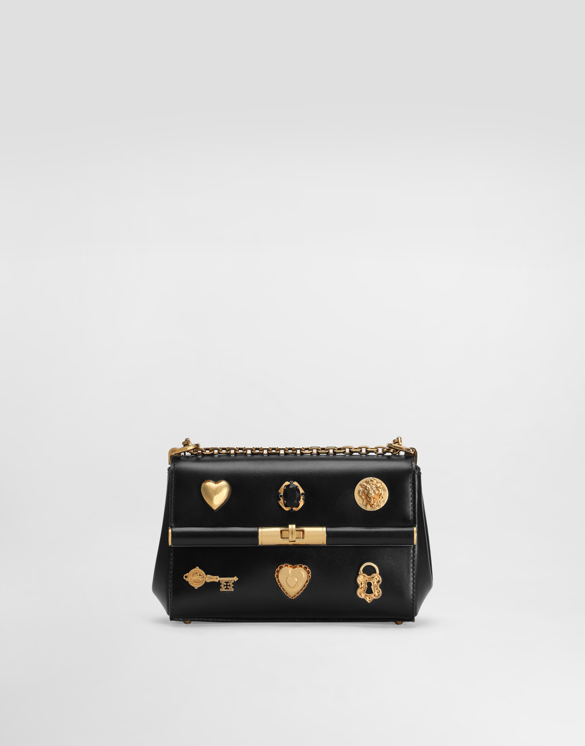 

Мини-сумка marlene city из пальматированной телячьей кожи Dolce & Gabbana, мультиколор