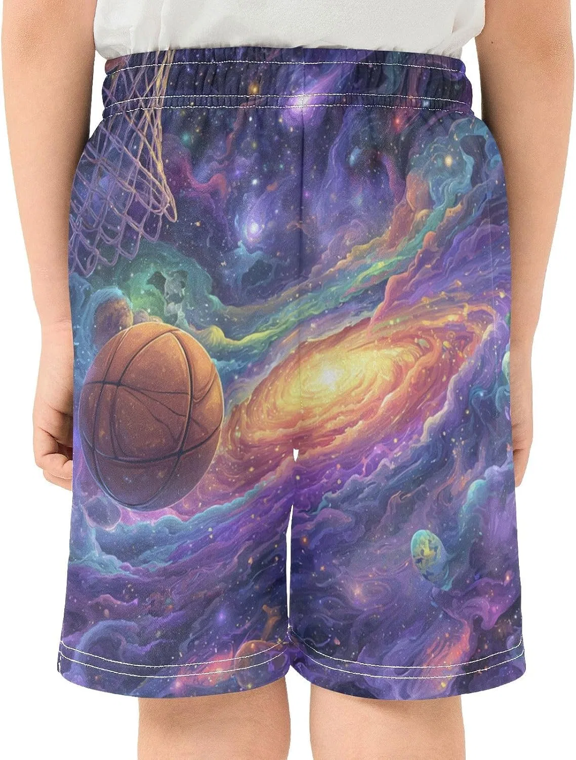 Шорты для мальчиков Basketball Galaxy, Boccsty, мультицвет — фото 4