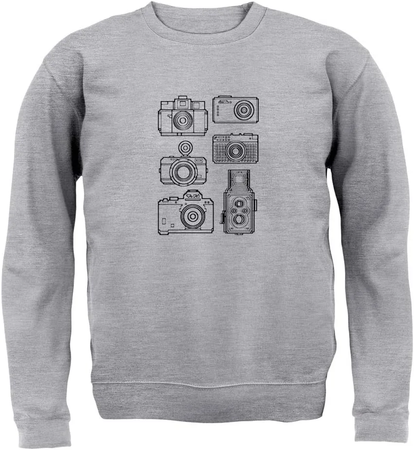 

Свитшот Unisex с принтом Vintage Cameras Dressdown