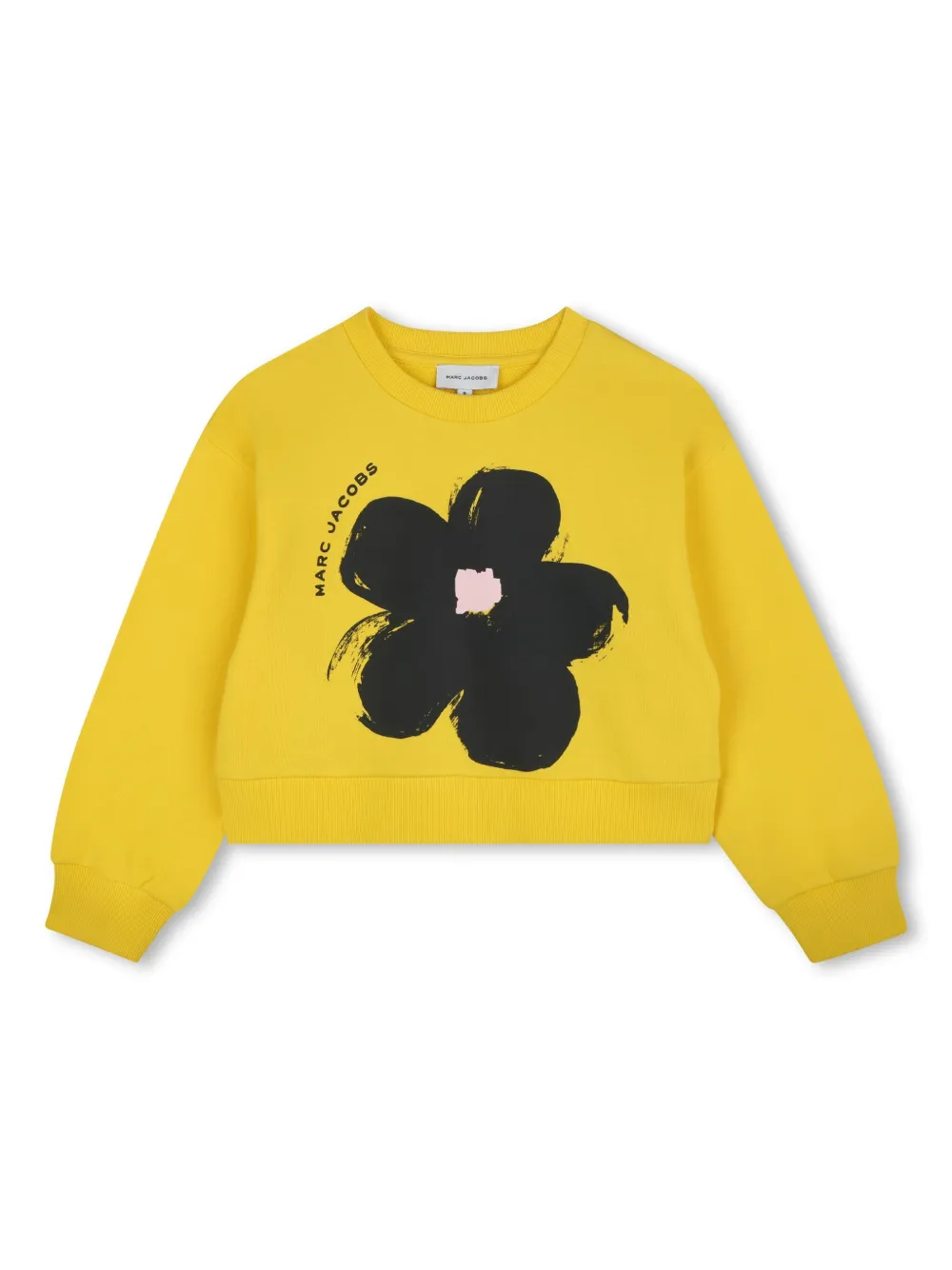 

Толстовка с круглым вырезом Marc Jacobs Kids, желтый