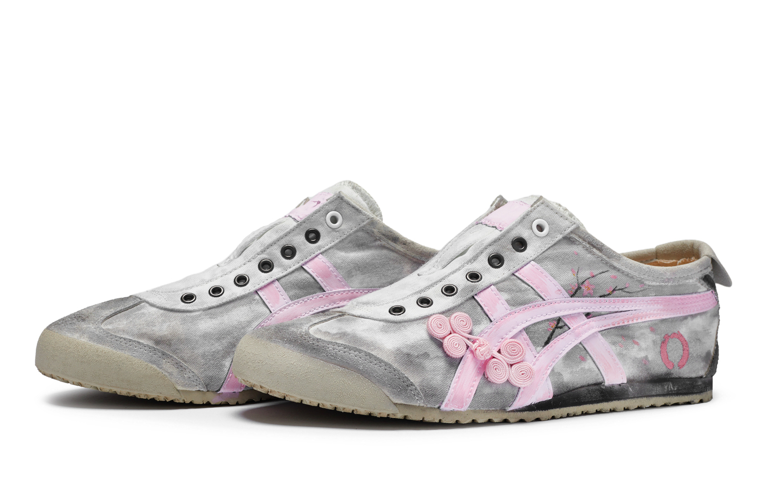 Onitsuka Tiger Мексика 66 повседневные кроссовки унисекс низкие розово-серые, цвет Gray Pink — фото 4