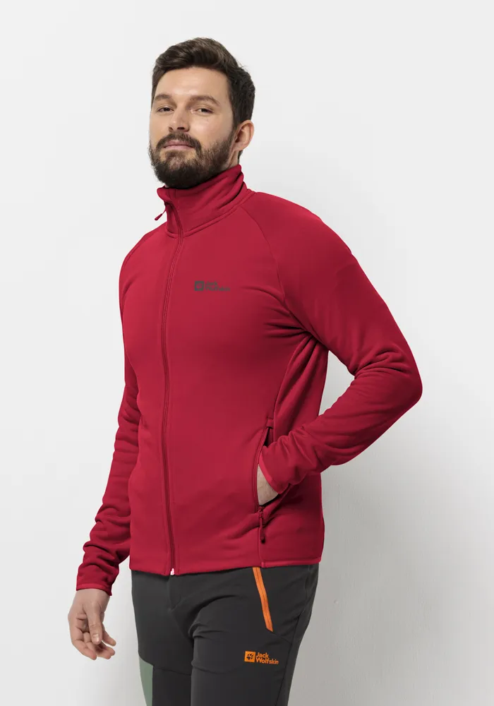

Флисовая куртка Jack Wolfskin "BAISELBERG FZ M", цвет Red-Glow