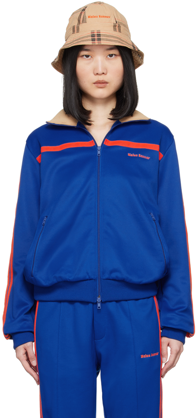 

Синяя спортивная куртка Adidas Originals Edition Stand Collar Wales Bonner, Royal blue