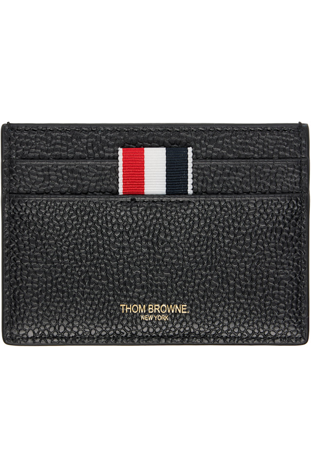 

Подставка для карточек с аппликацией в виде лошади Thom Browne, черный