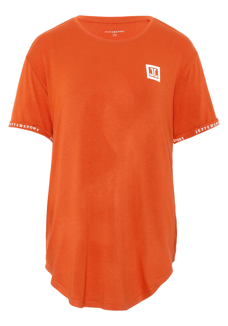 

Футболка с изящным лейблом JETTE SPORT, цвет rot