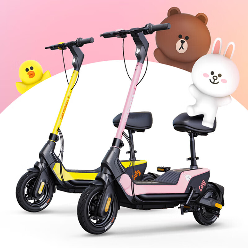 

Электрический самокат Ninebot Электрический велосипед LineFriends Cooper UiFi+ доступен в двух цветах ZH
