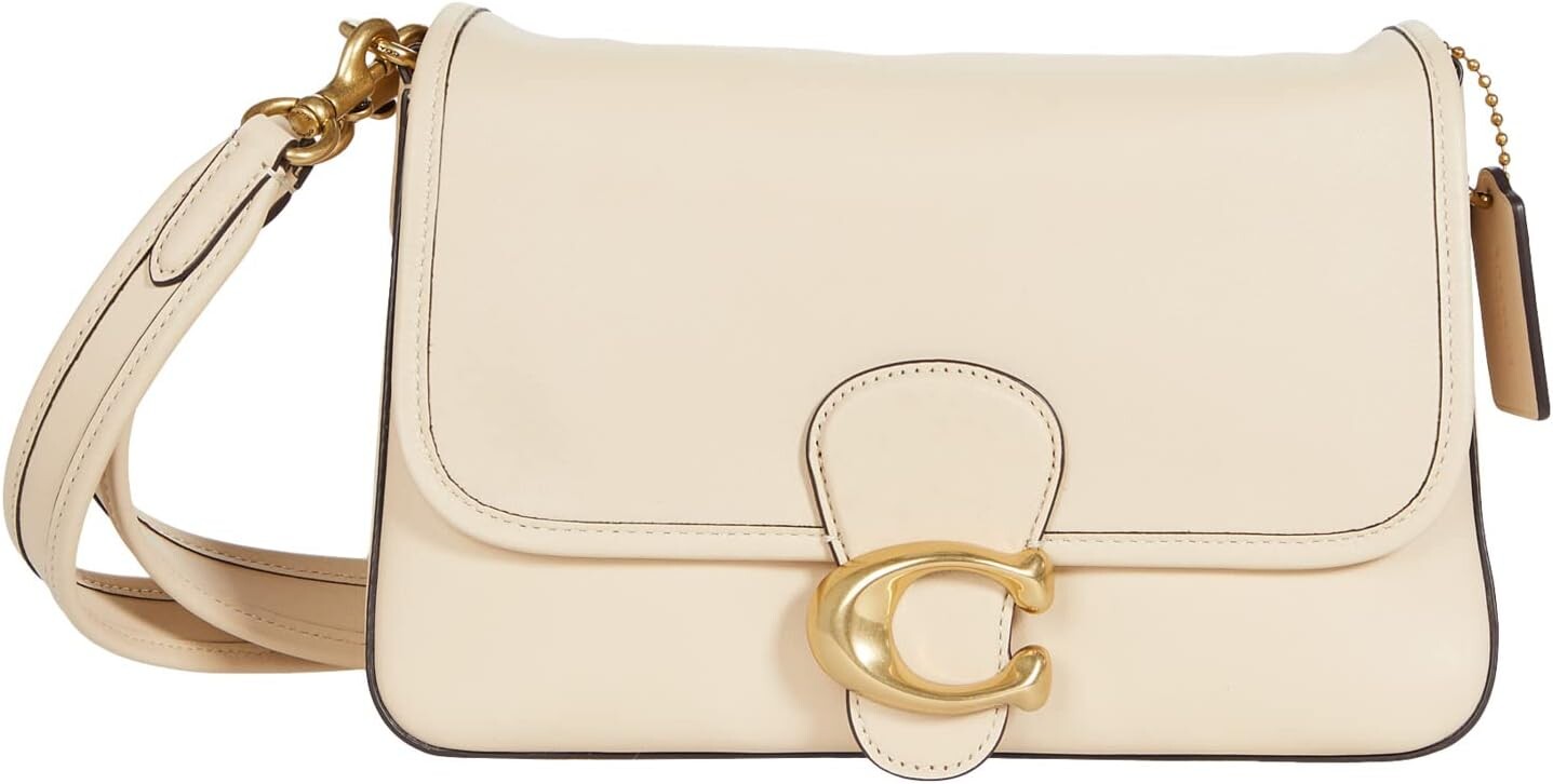 

Сумка через плечо из мягкой телячьей кожи COACH, слоновая кость
