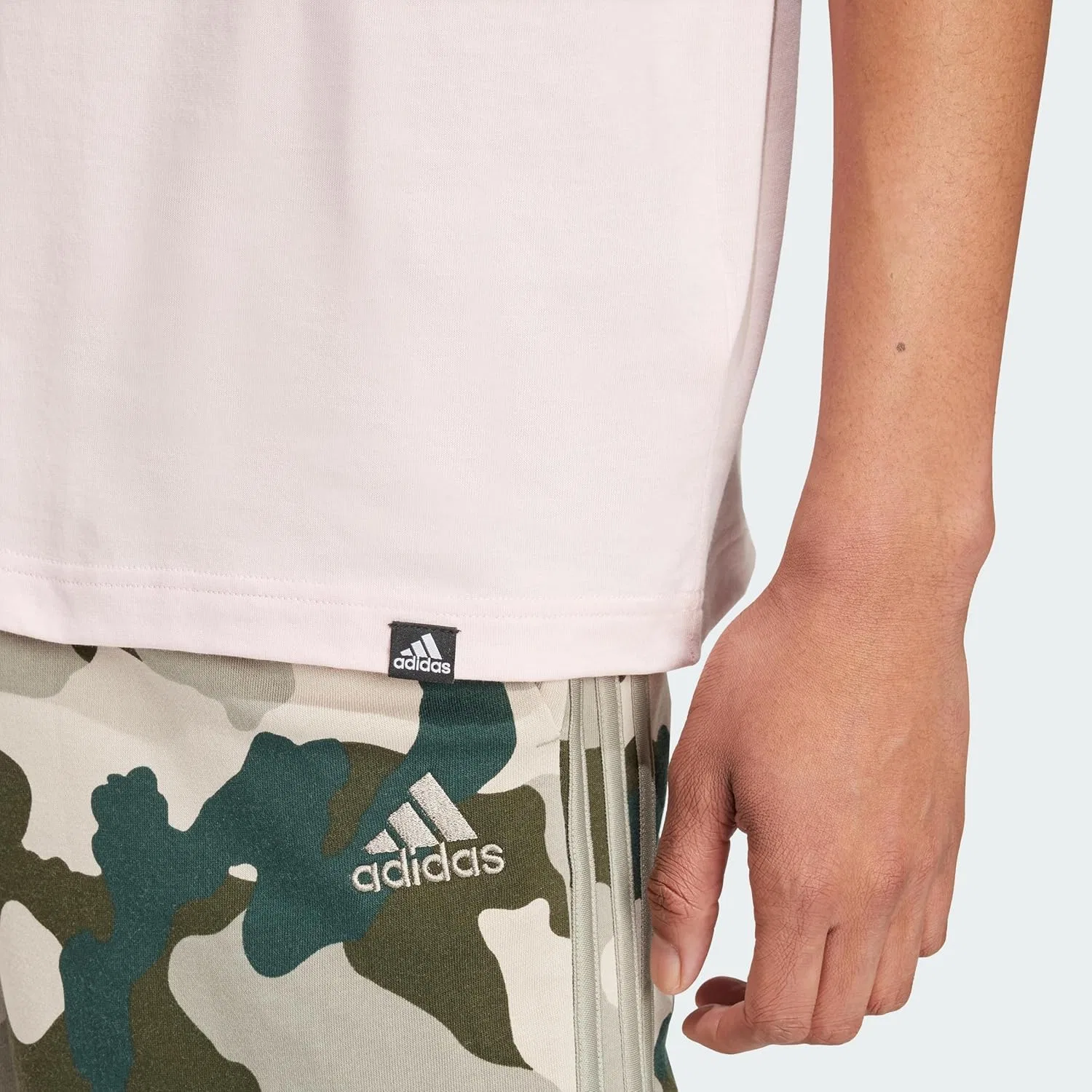 Футболка с графическим принтом adidas, Sandy Pink F24 — фото 4