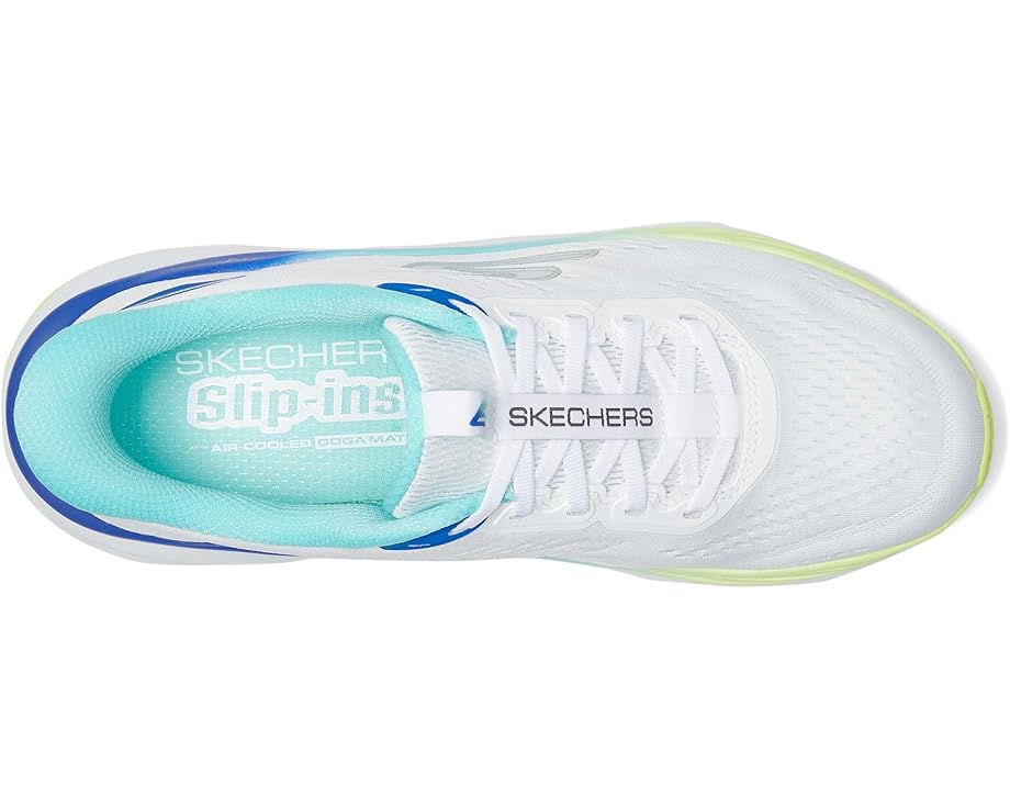 Кроссовки SKECHERS Max Run Hands Free Slip-Ins, белый/мульти — фото 2