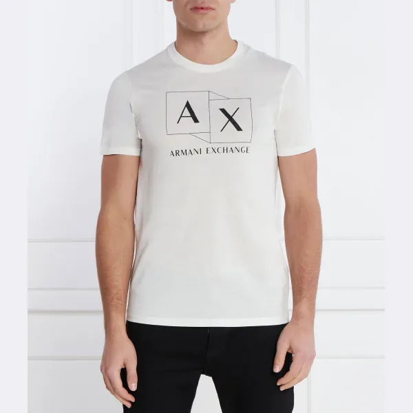 

Футболка стандартного кроя Armani Exchange, белый