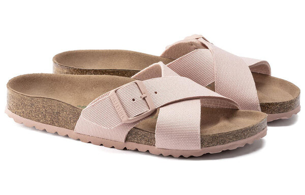 Тапочки siena tex vegan sandals 'soft pink' Birkenstock, розовый — фото 4