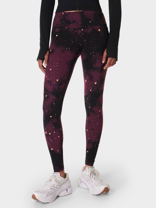 

Леггинсы для силовой тренировки Sweaty Betty, цвет Purple Ditsy Sun
