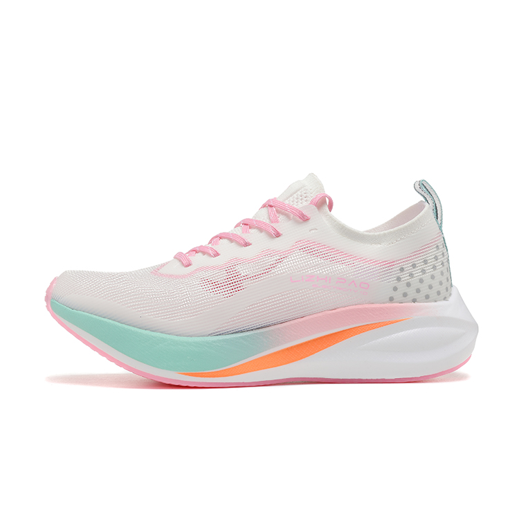 Кроссовки Unisex Low top Разноцветные/Неоновый белый, розовый и синий LIZHIPAO — фото 4
