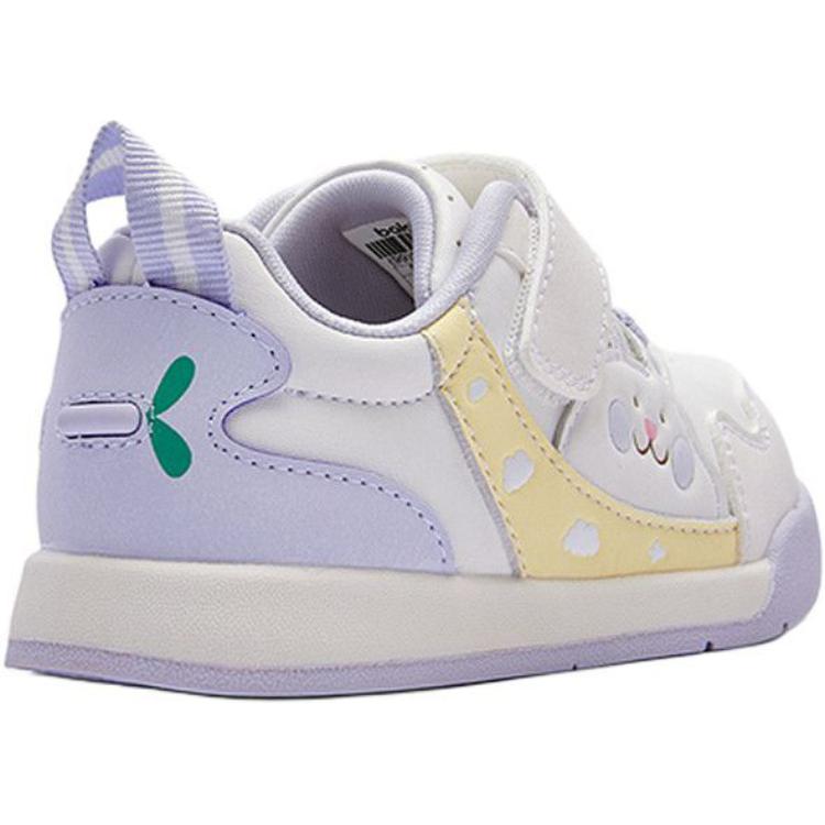 BALABALA Скользостойкие износостойкие низкие детские ботинки White Purple Infant And Toddler — фото 4