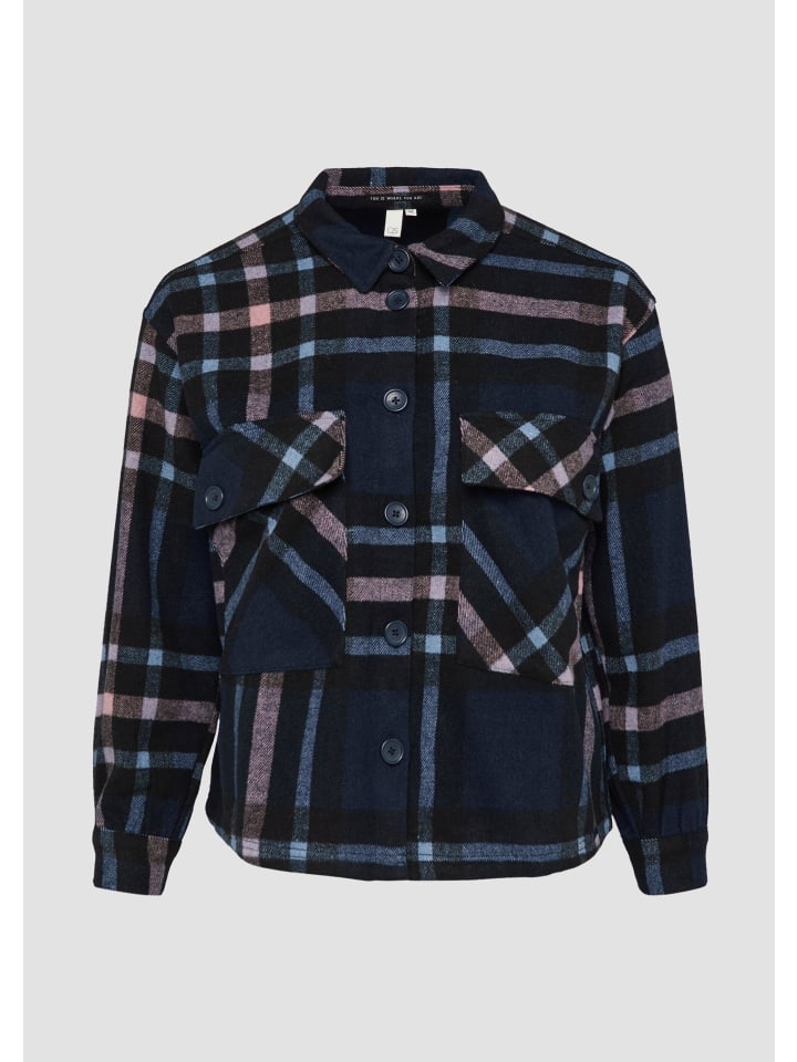 

Блуза QS Bluse langarm, синий