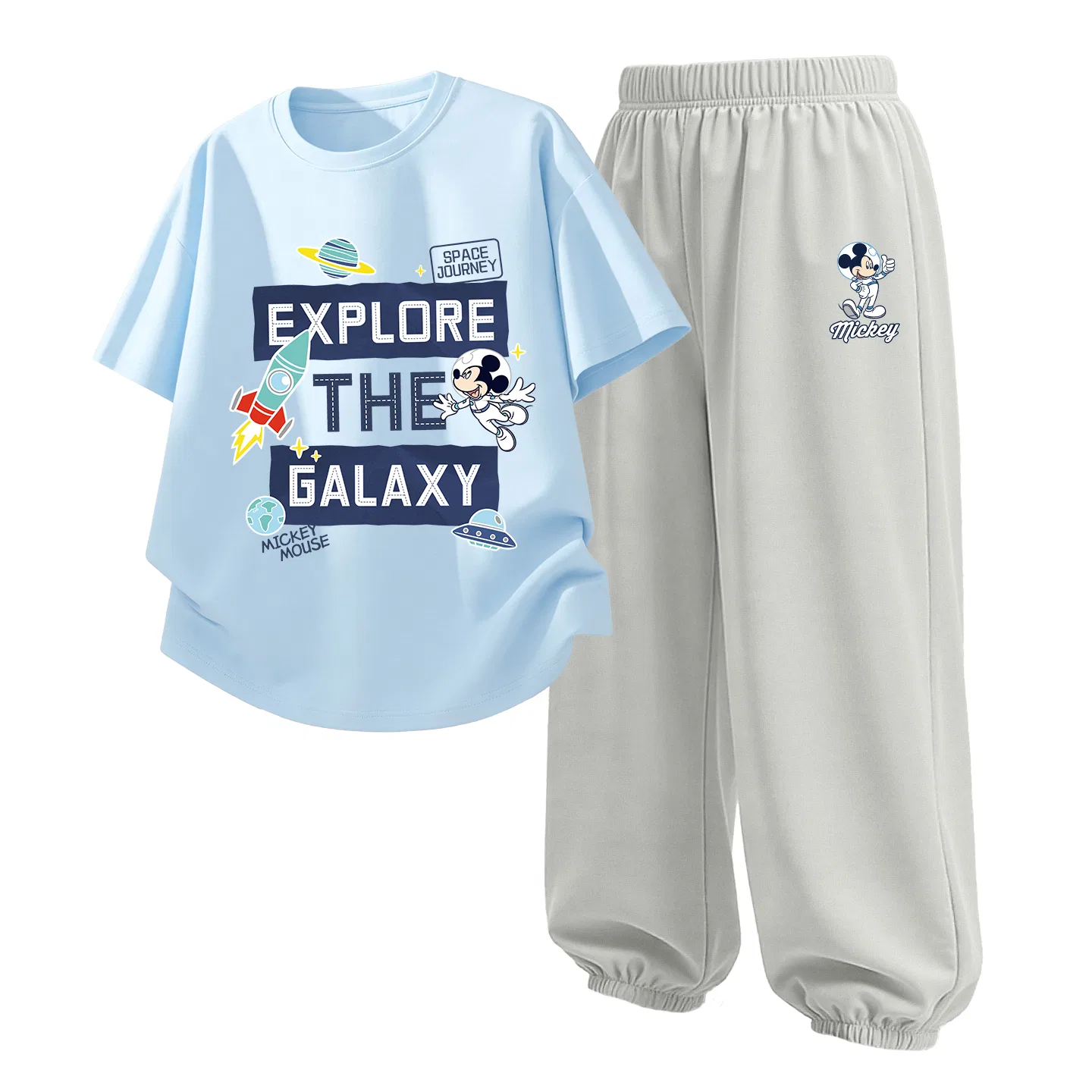 Детский спортивный костюм Casual Sportswear 2 Piece Set Disney, Di Space Sky Blue+Di Astronaut K Glacier Gray