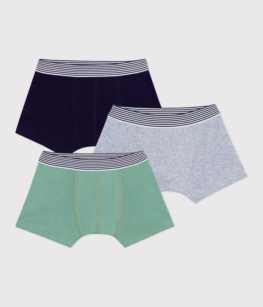 

Трусы PETIT BATEAU, цвет Navy/mottled grey/Green