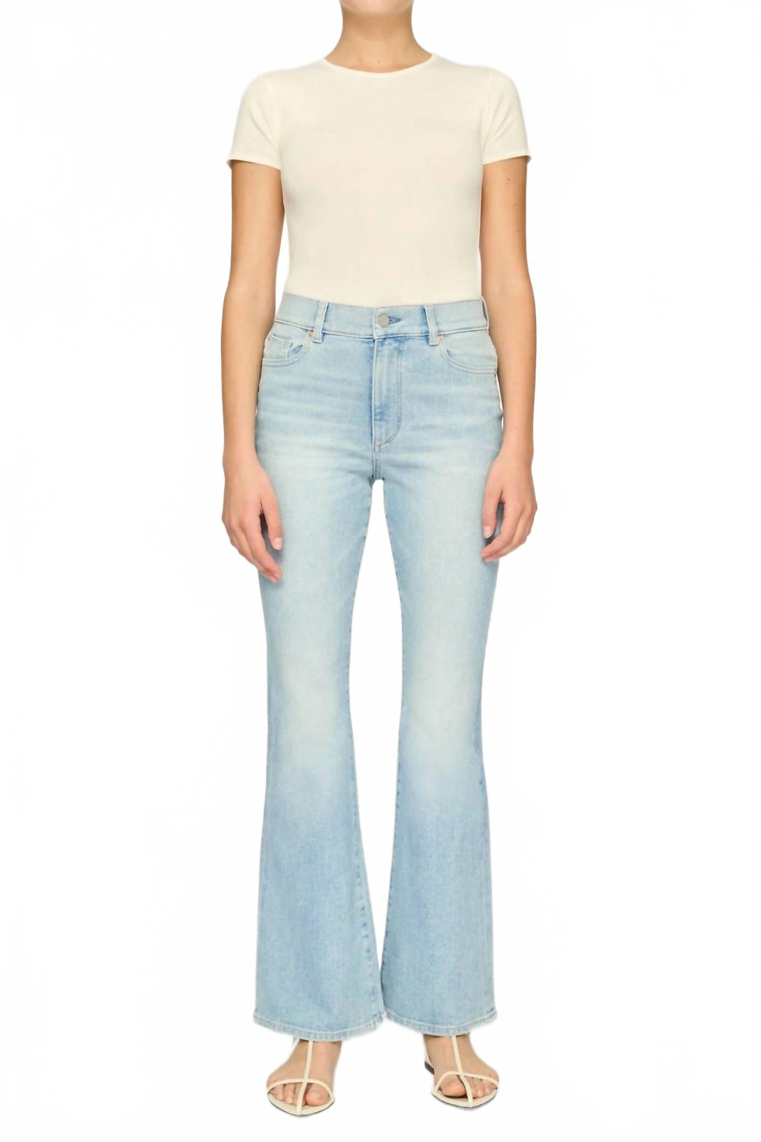 

DL1961 - Women's Женские джинсы Bridget Boot Cut High Rise Instasculpt в светло-коричневом цвете Monterey