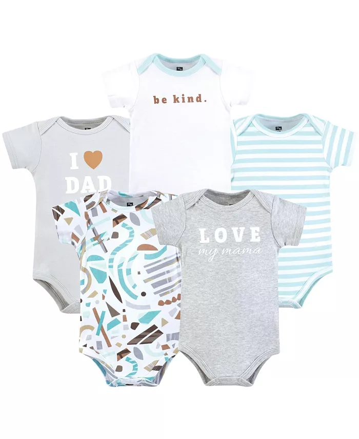 

Боди для мальчиков Hudson из хлопка, 5 штук Hudson Baby, серый