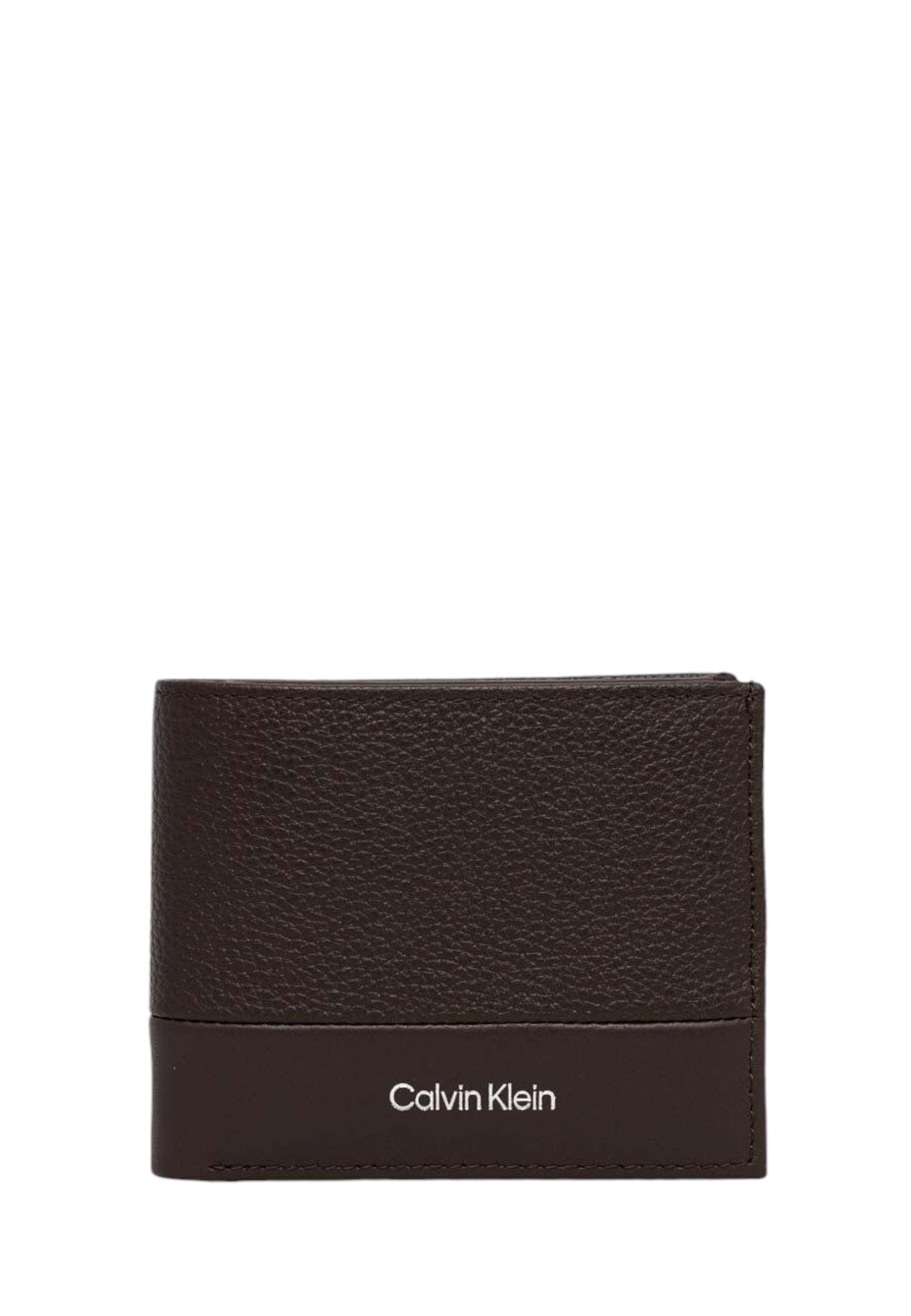 

Кошелек мужской Calvin Klein из комбинированной кожи, коричневый