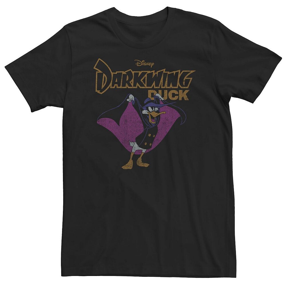

Винтажная футболка с плакатом Big & Tall Disney Darkwing Duck Licensed Character, черный