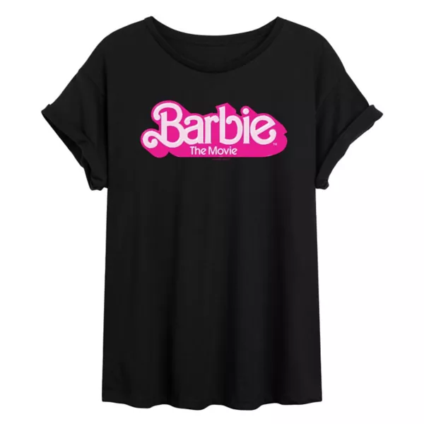 

Футболка оверсайз с принтом "The Movie" для подростков Barbie, черный