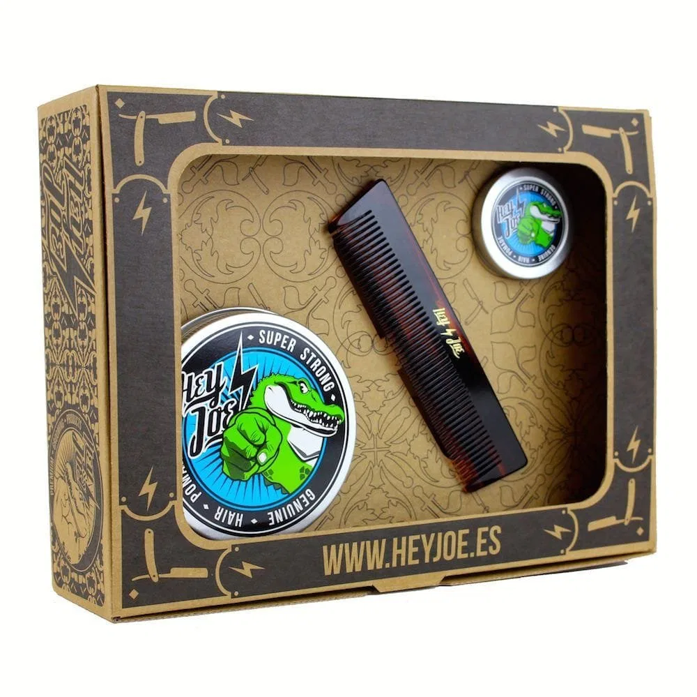 Набор для укладки волос «Pomade Survival Kit Super Strong» от Hey Joe Hey Joe