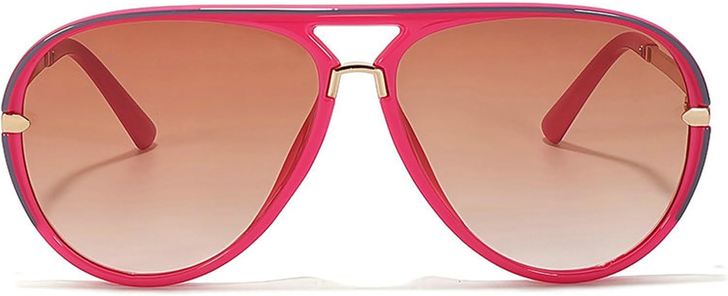 

COTIA 2025 Модные ретро-солнцезащитные очки-пилот для женщин и мужчин, квадратная форма, двойная перемычка, стильные солнцезащитные очки для активного отдыха и путешествий, Rose Red