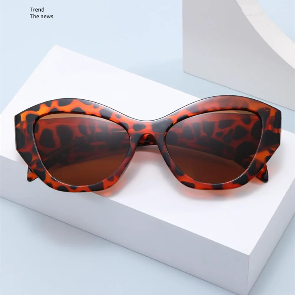 

Винтажные солнцезащитные очки «кошачий глаз» для женщин, модные солнцезащитные очки для мужчин, классические ретро-очки для улицы, зеркальные, UV400 MTZJH, B