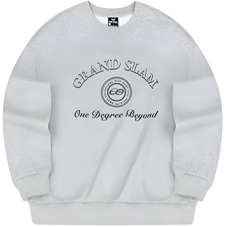 

361° Свитшот женский Light Tile Heather Gray с круглым вырезом утолщенный обычный