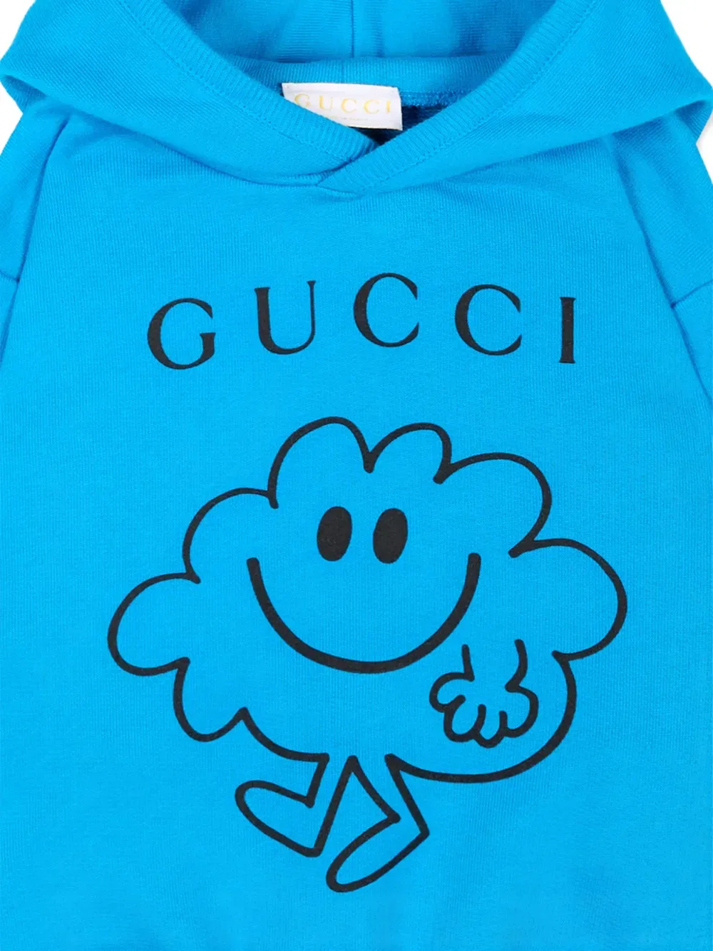 Худи с логотипом X Mr. Men Little Miss Gucci Kids, синий — фото 3