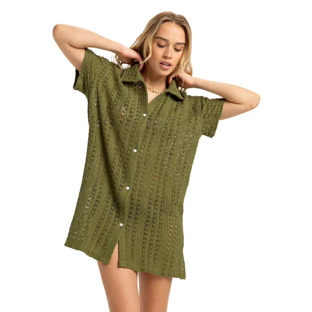 

Платье Roxy Chasin Sunset Coverup, зеленый