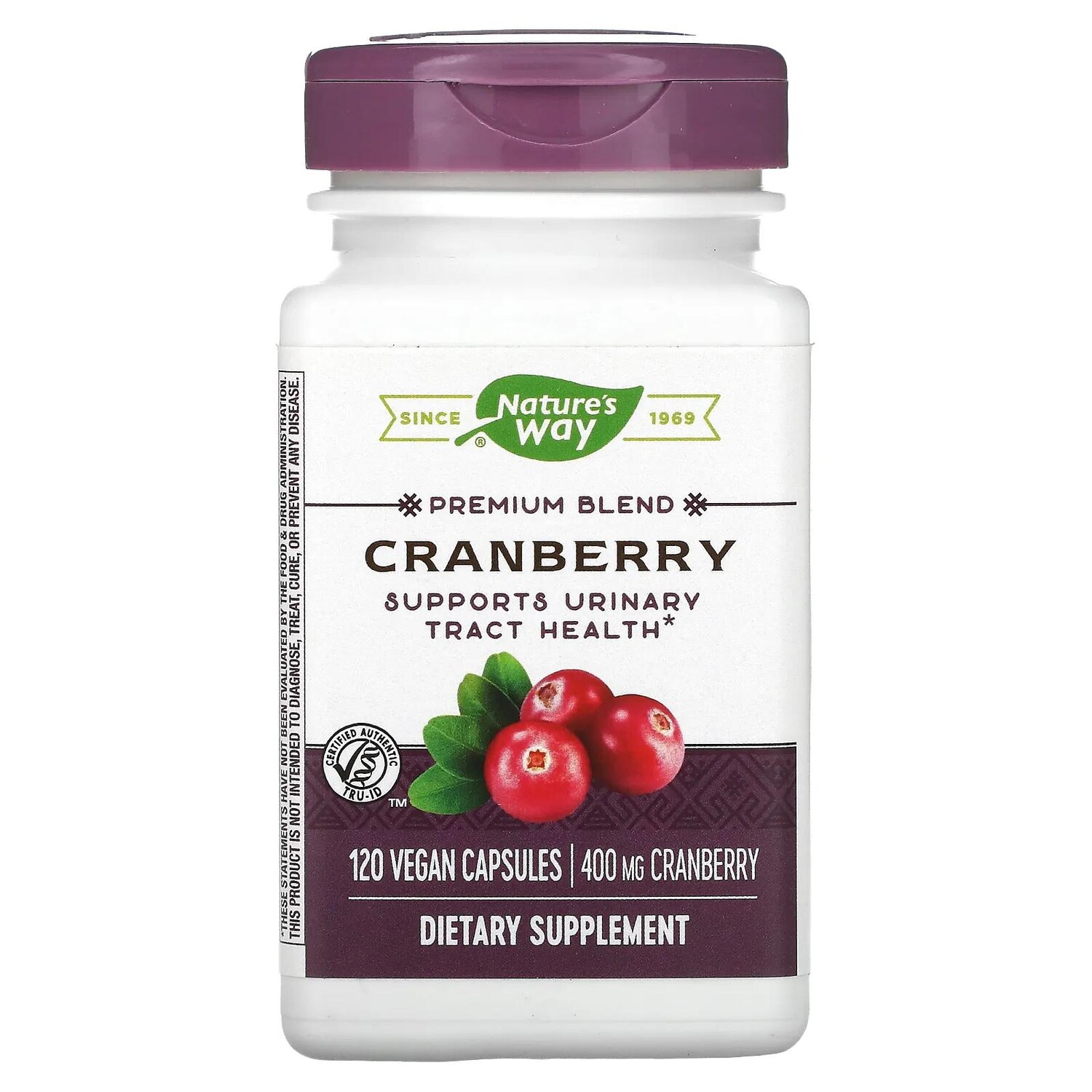 

Nature's Way Cranberry Standardized 120 Vegetarian Capsules