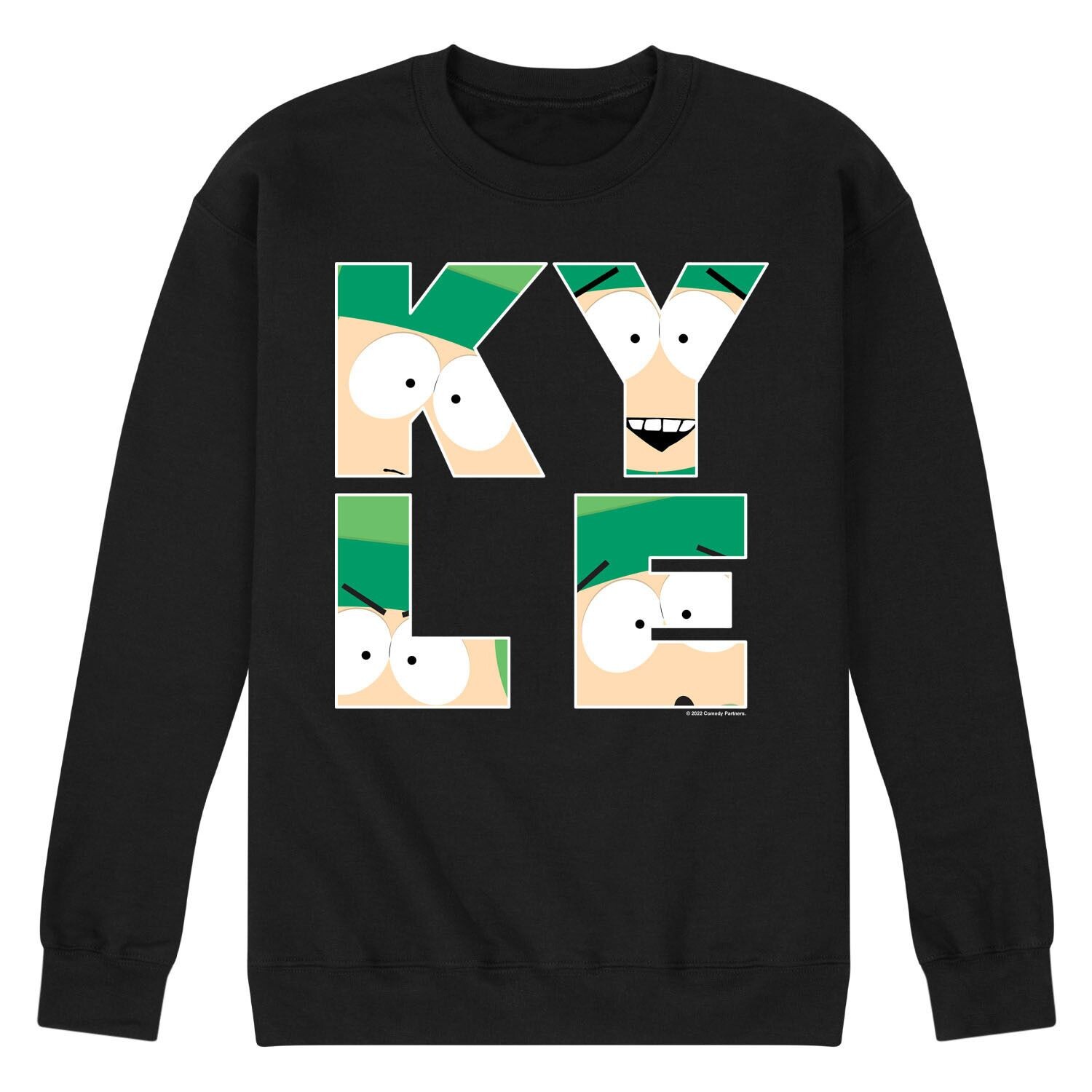 

Мужской флисовый свитшот South Park Kyle Licensed Character