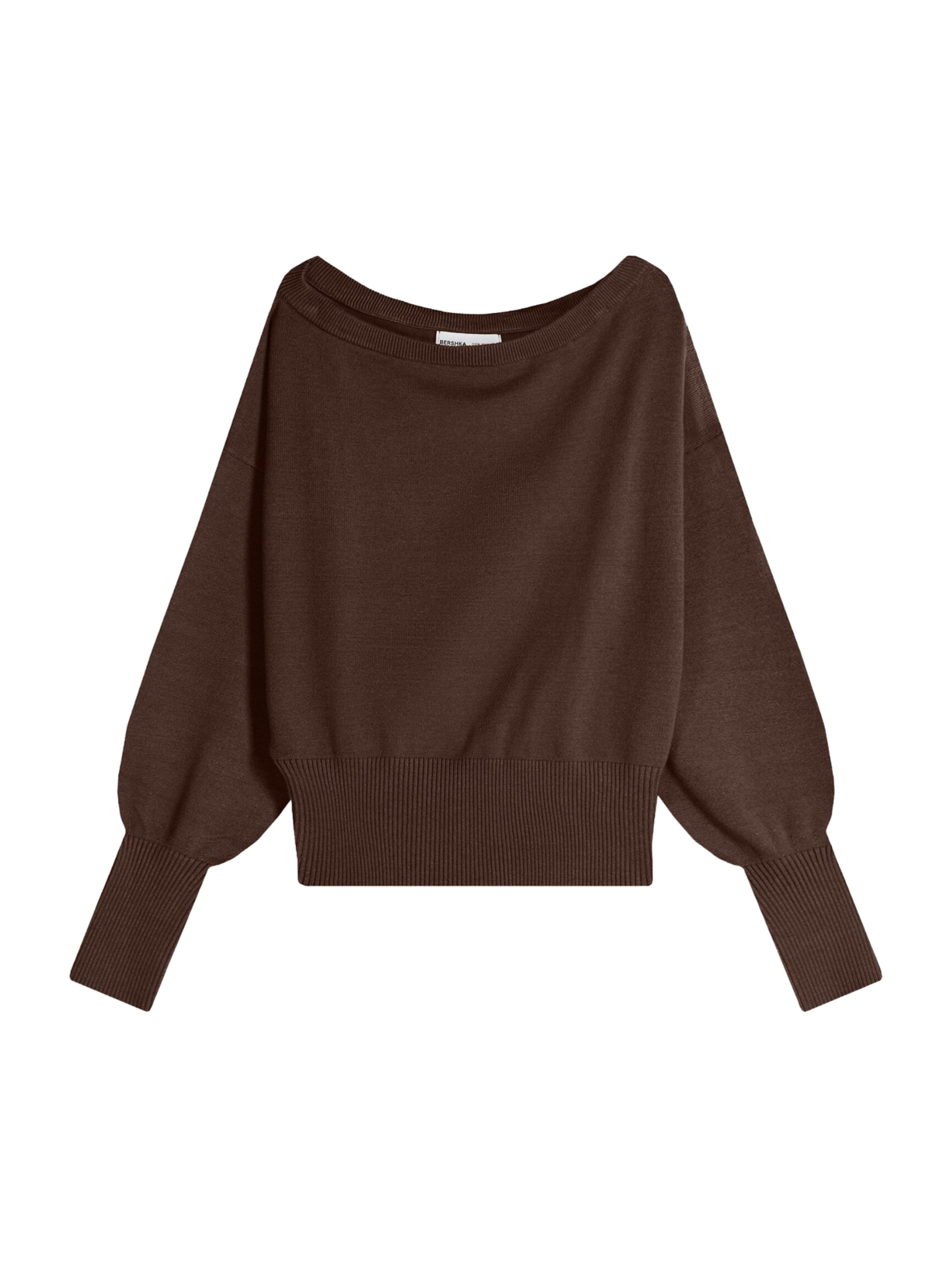 

Bershka Свитер в коричневом цвете