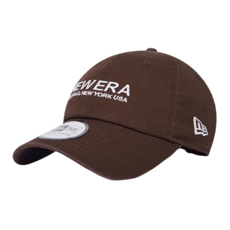 

New Era Хлопковая бейсболка унисекс, коричневый