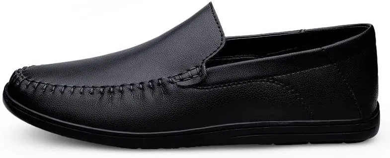 Лоферы мужские из искусственной кожи, Black PUGHGAETZF