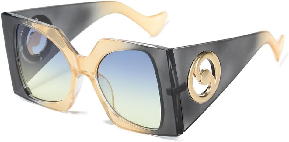 

Ретро солнцезащитные очки для женщин и мужчин, дорожные солнцезащитные очки, женские солнцезащитные очки с защитой от УФ-излучения UV400, мужские очки класса люкс TKKTLLT, Brown Grey