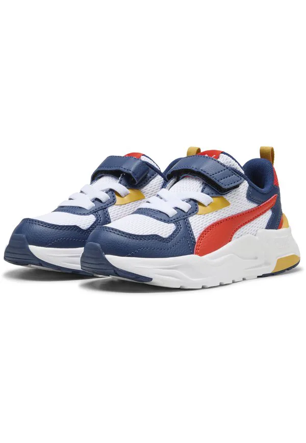 Кроссовки trinity lite Puma, White Fierce Red Persian Blue — фото 2