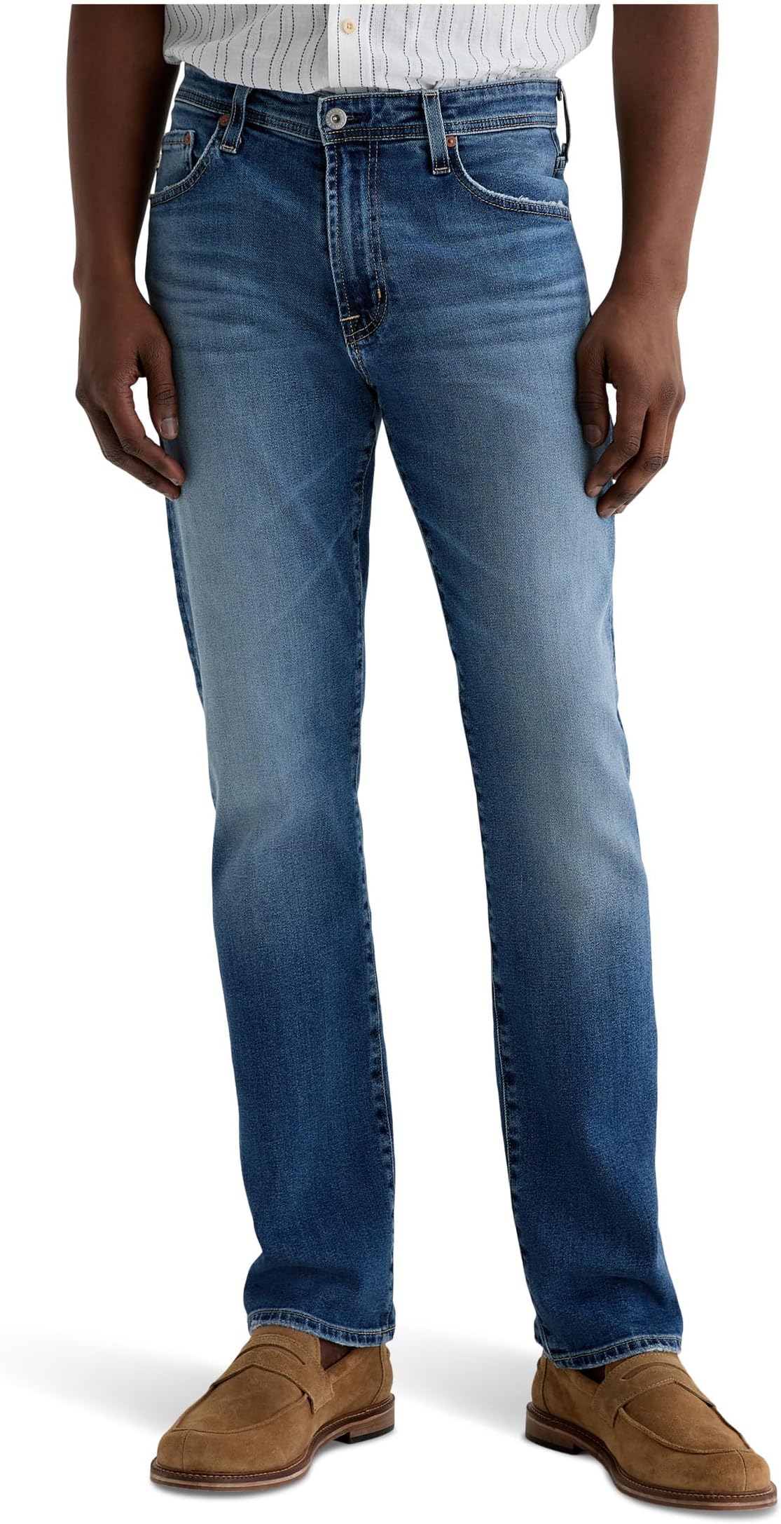

Джинсы AG Jeans Everett Slim Straight Jeans, цвет Malecon