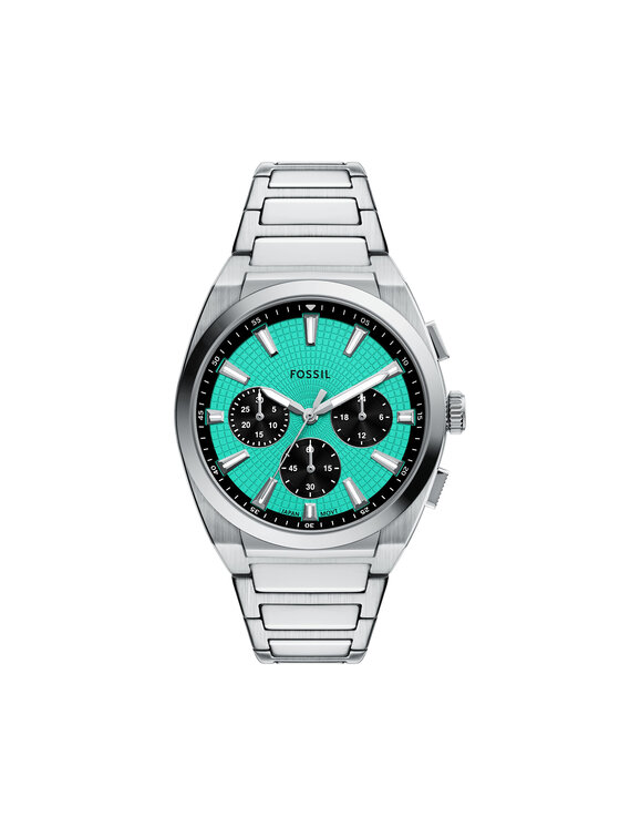 

Часы Everett Chronograph FS6117 Fossil, серебряный