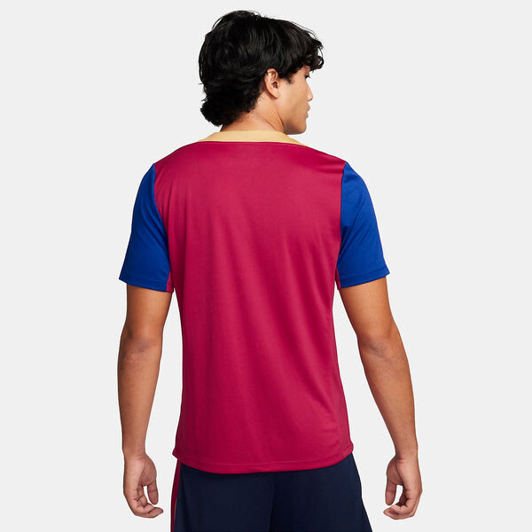 Футболка fc barcelona dri fit футбольный трикотажный топ Nike, красный — фото 4