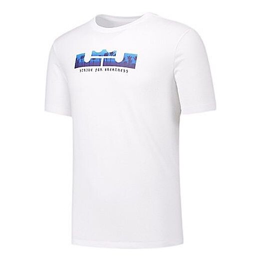 

Футболка men's dri-fit lebron casual sports basketball short sleeve t-shirt Nike, белый