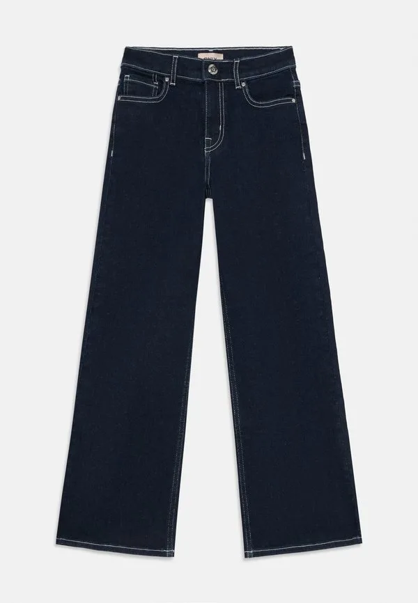 Джинсы прямого кроя kogmadison с румяным цветочным узором Only Girls, Dark Blue Denim