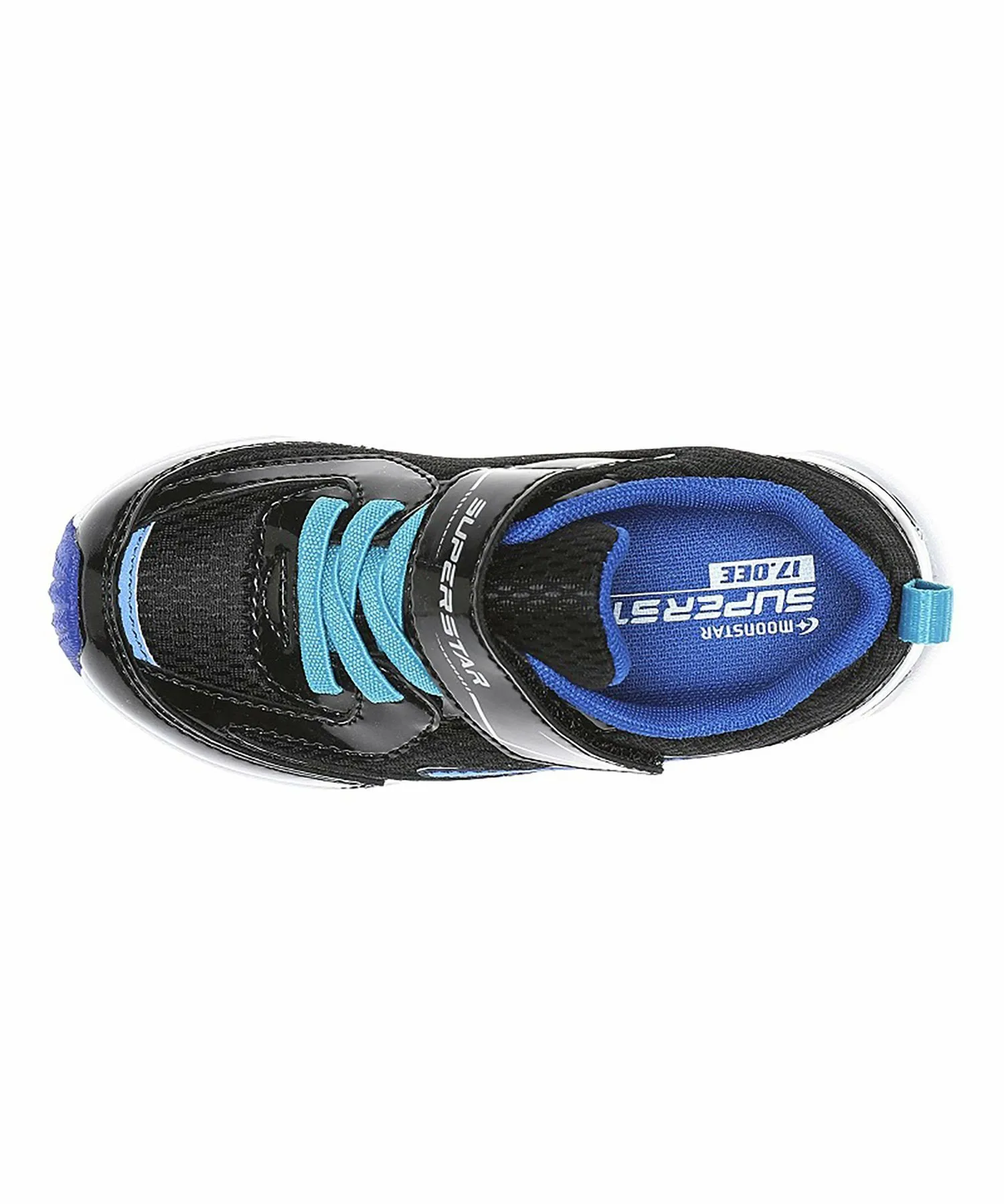 Детские кроссовки MoonStar SS K1240 черного цвета для мальчиков Superstar, black — фото 3
