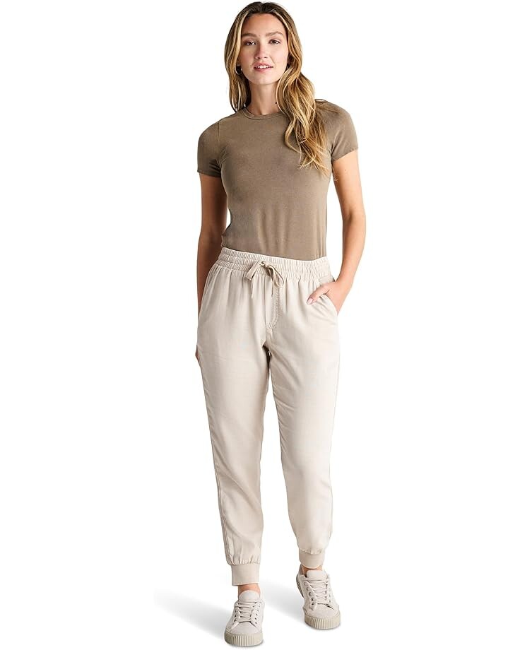 

Брюки Splendid Mariella Jogger, цвет Washed White Sand