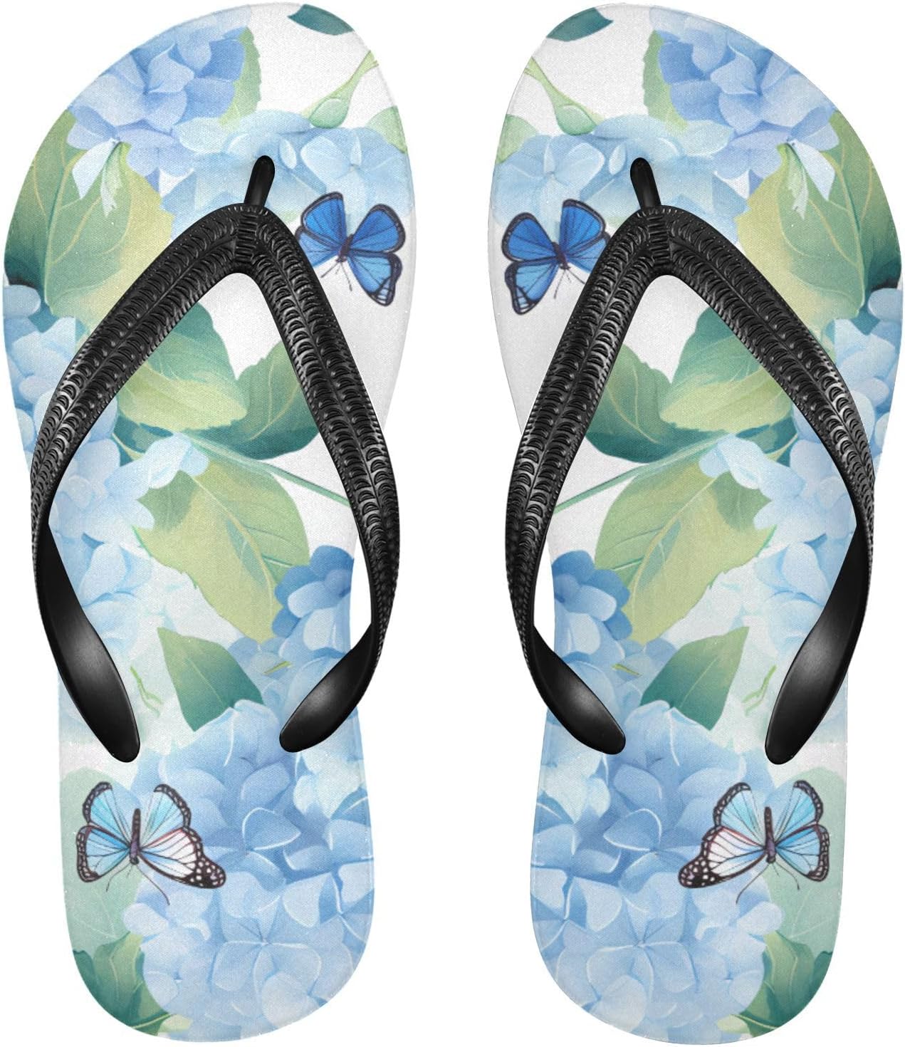 

Шлепанцы MNSRUU для женщин и мужчин, с цветочным рисунком и бабочками, женские сандалии, мужские сандалии, тапочки для душа, летние нескользящие шлепанцы для плавания, пляжа и ванной комнаты, размер XS, Butterfly I1138
